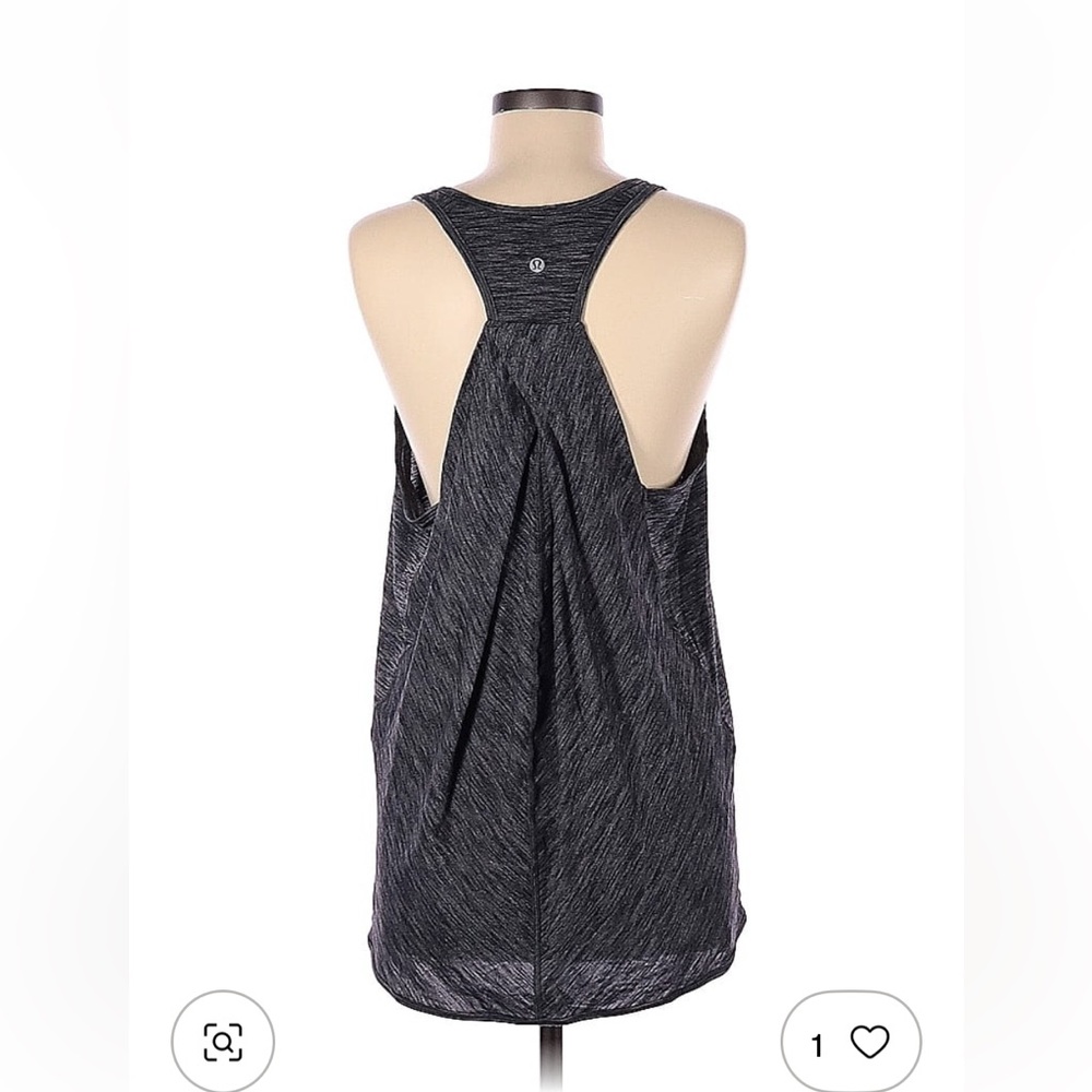 Lululemon Athletica Charcoal Tank Top - Picture 2 of 5